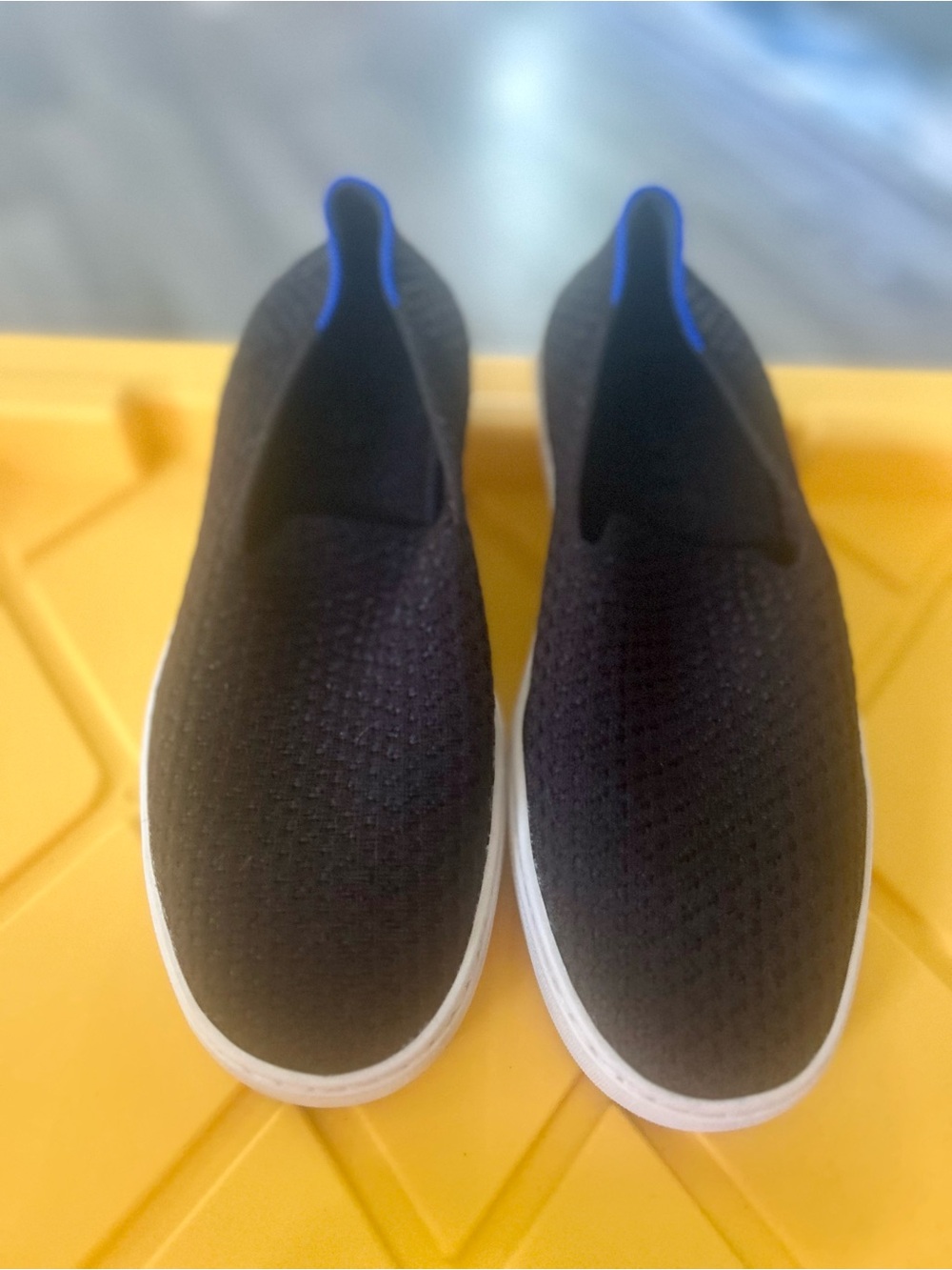 Rothy’s Slip-On Knit Sneakers - Black